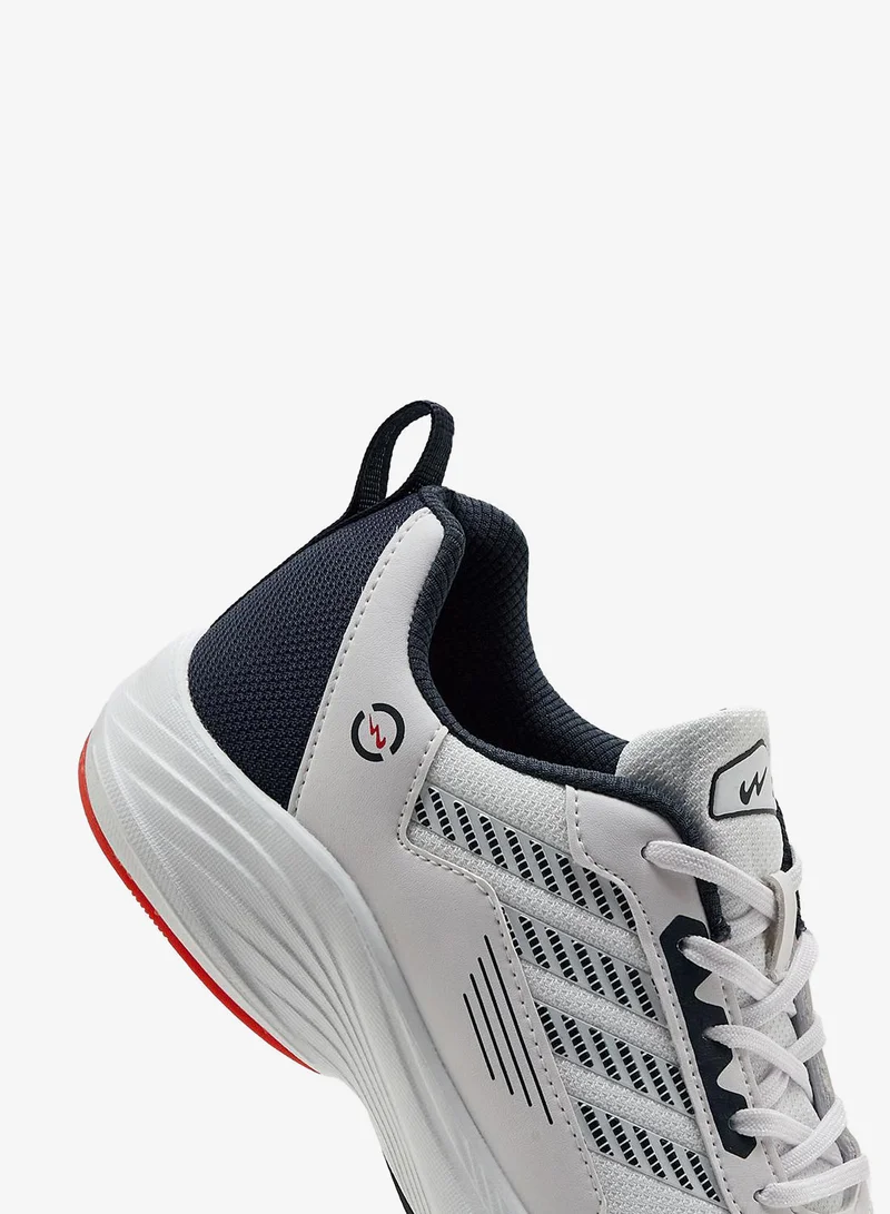 CAMPUS Wht/Navy Men's Low-Top Sneakers - Lightweight, Minimalist Designed for Style for Men | Best Price UAE